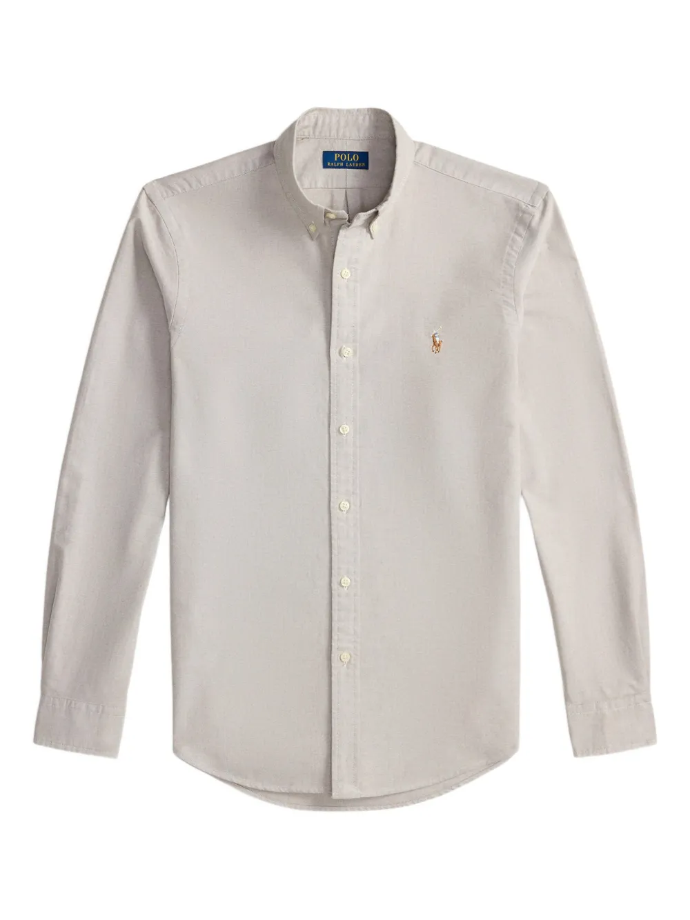 Polo Ralph Lauren embroidered-logo shirt Beige
