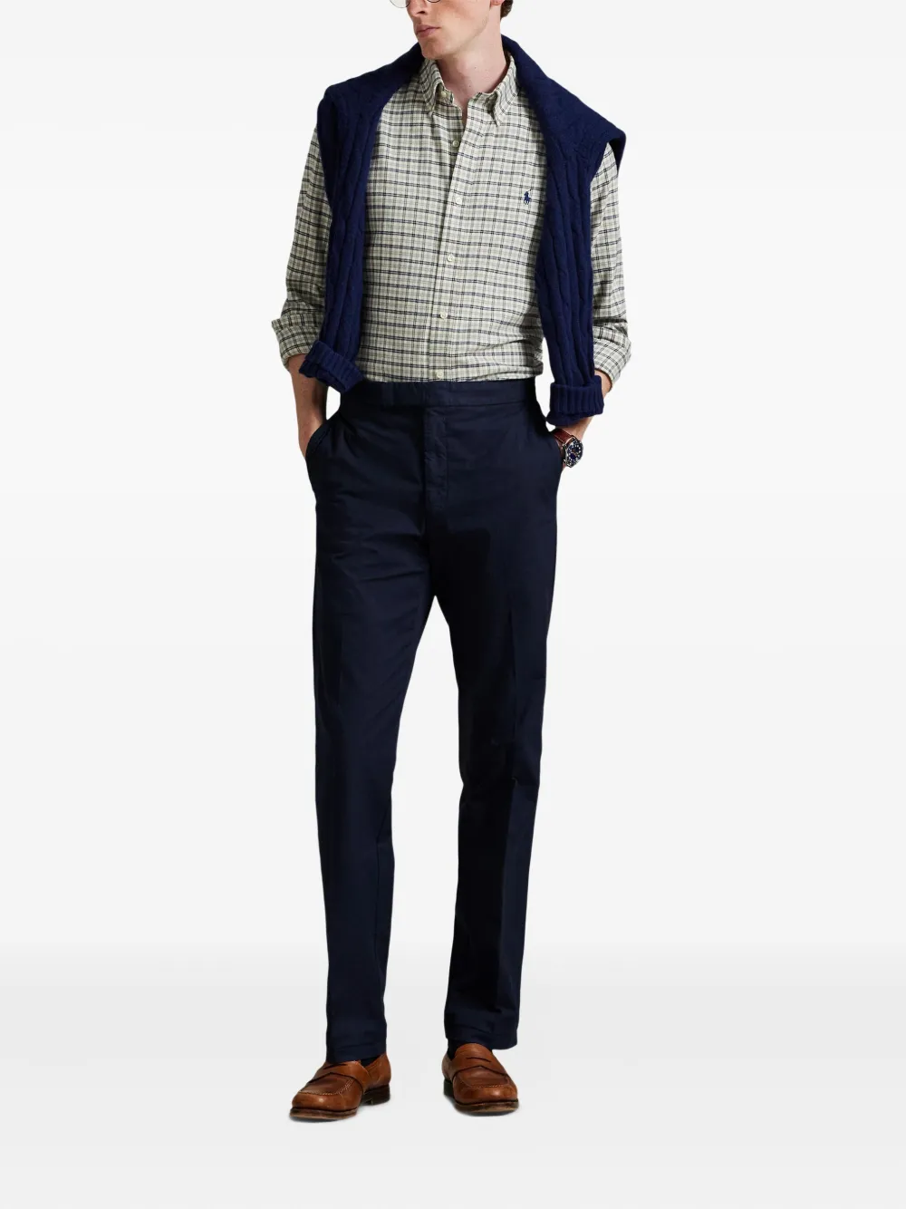 Polo Ralph Lauren Geruit overhemd Wit