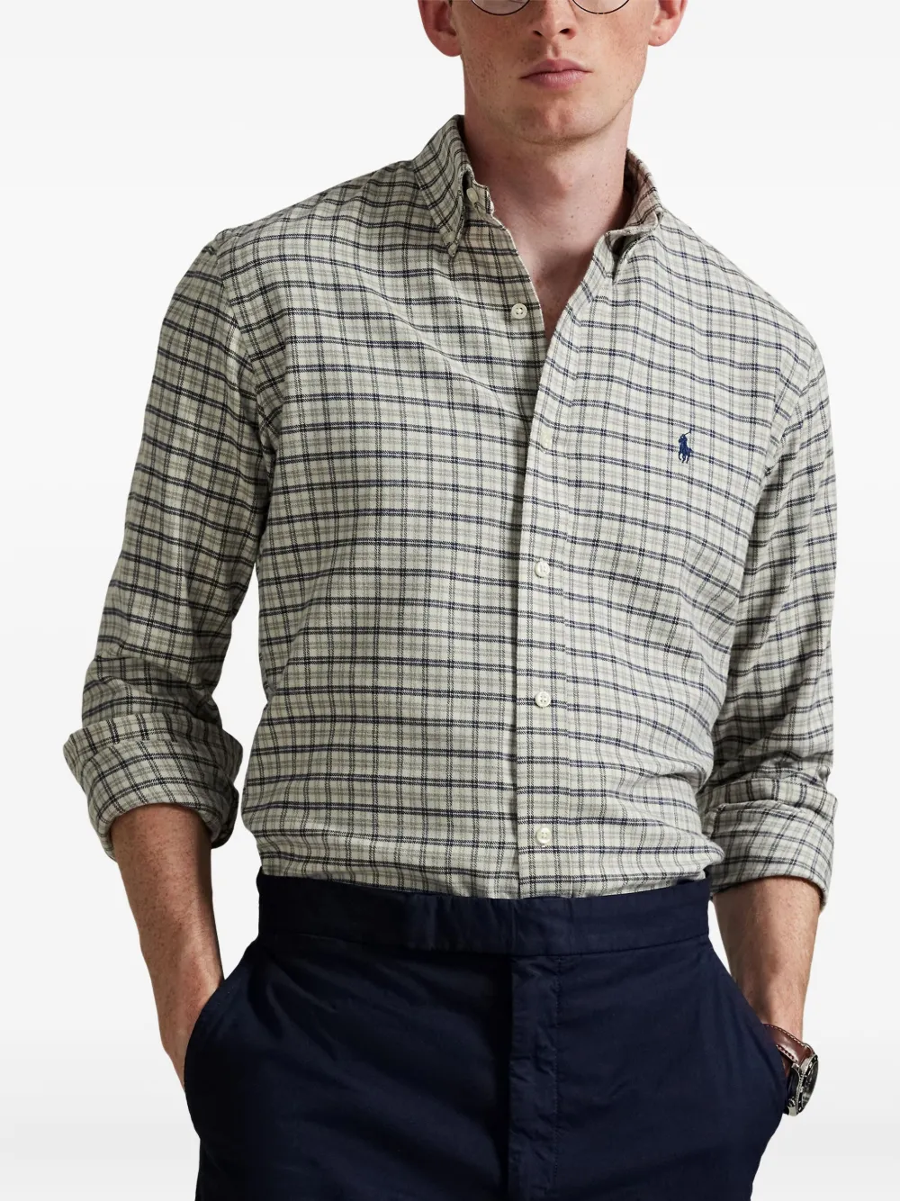 Polo Ralph Lauren Geruit overhemd Wit