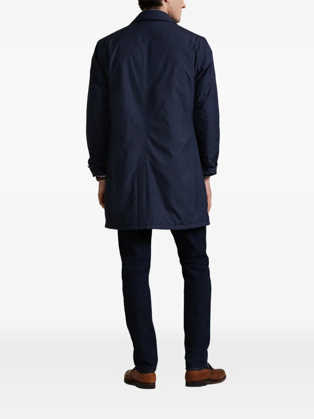 Polo Ralph Lauren Inpakbare gewatteerde jas Blauw