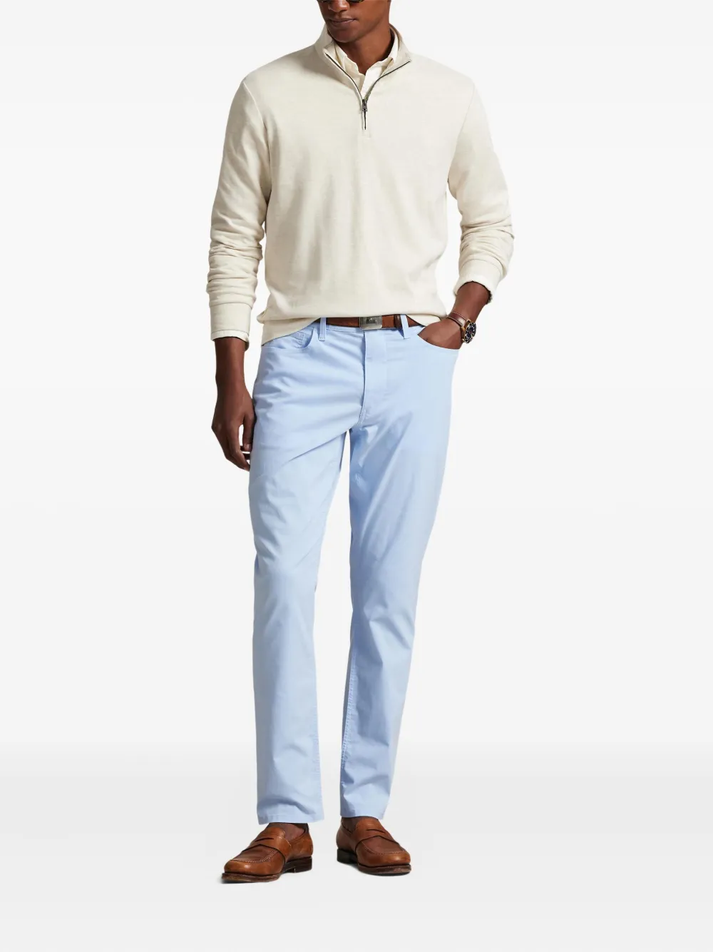 Polo Ralph Lauren five-pocket twill trousers | Regular-Fit & Straight Leg Pants | Image 2
