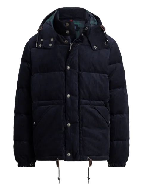 Polo Ralph Lauren veste bomber à design matelassé en velours côtelé