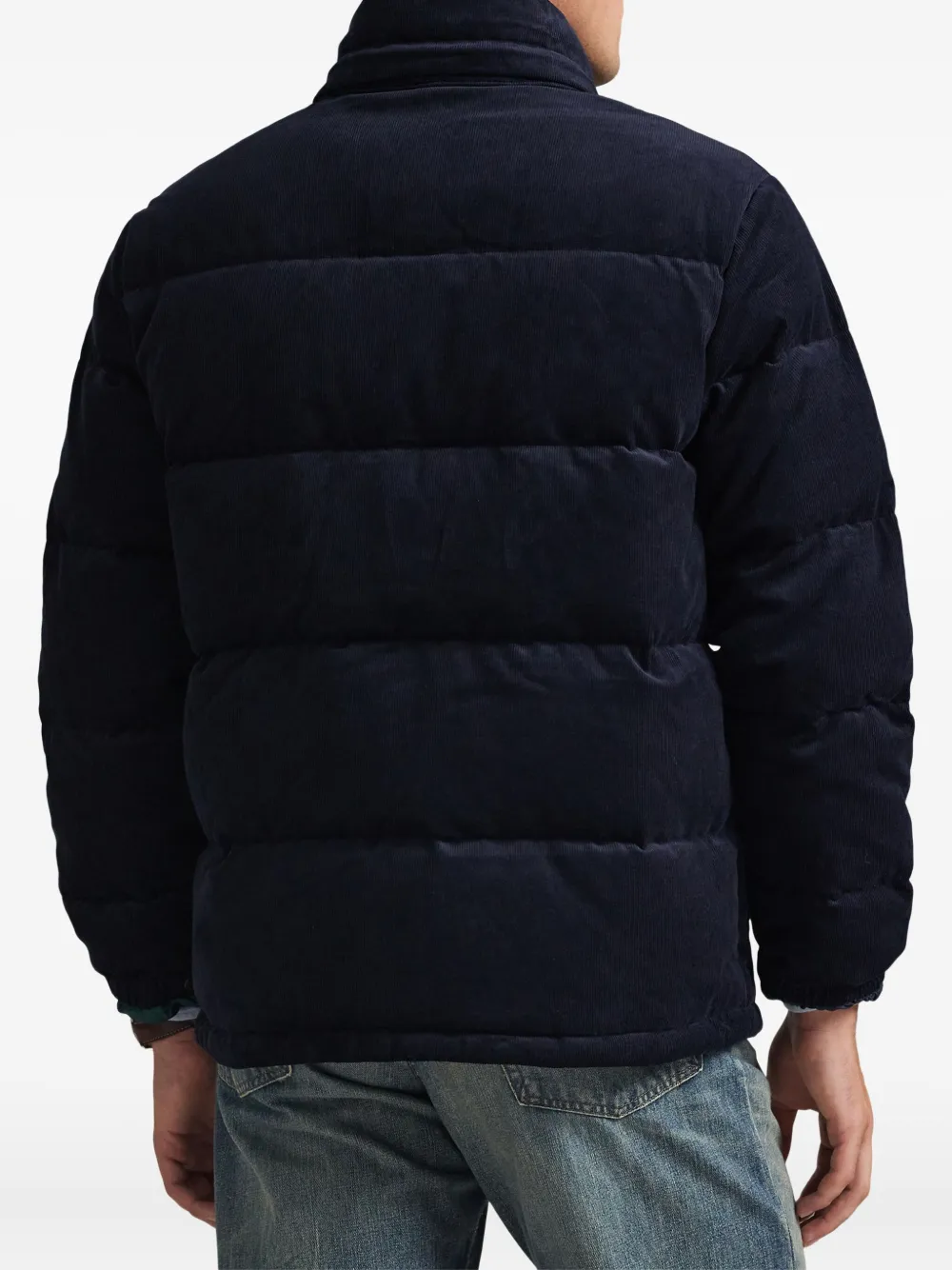 Polo Ralph Lauren Ribfluwelen gewatteerd bomberjack Blauw