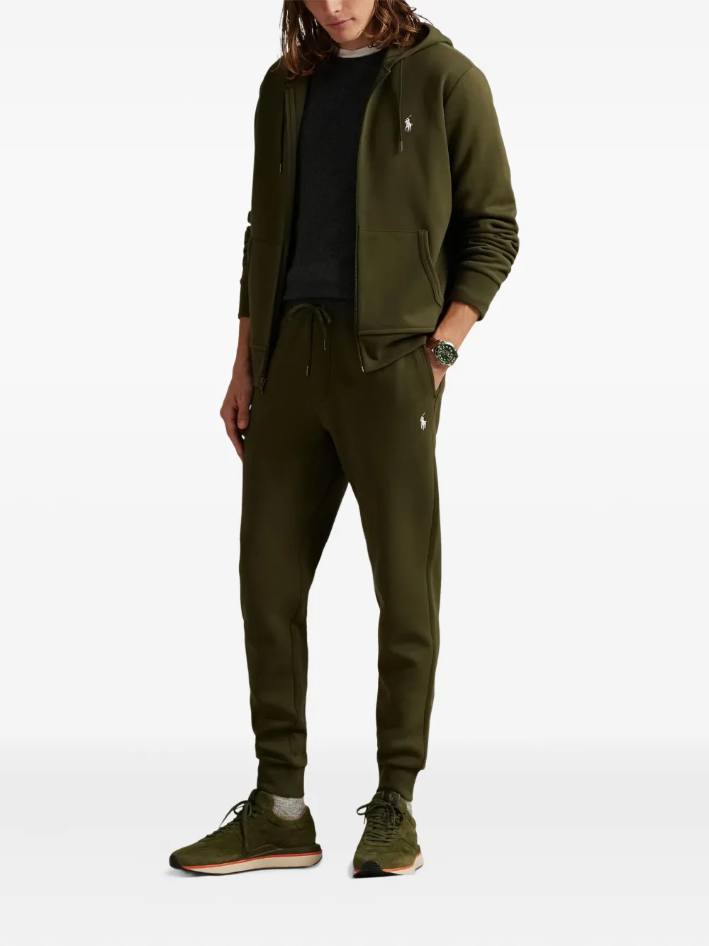 Polo Ralph Lauren Trainingsbroek met toelopende pijpen Groen