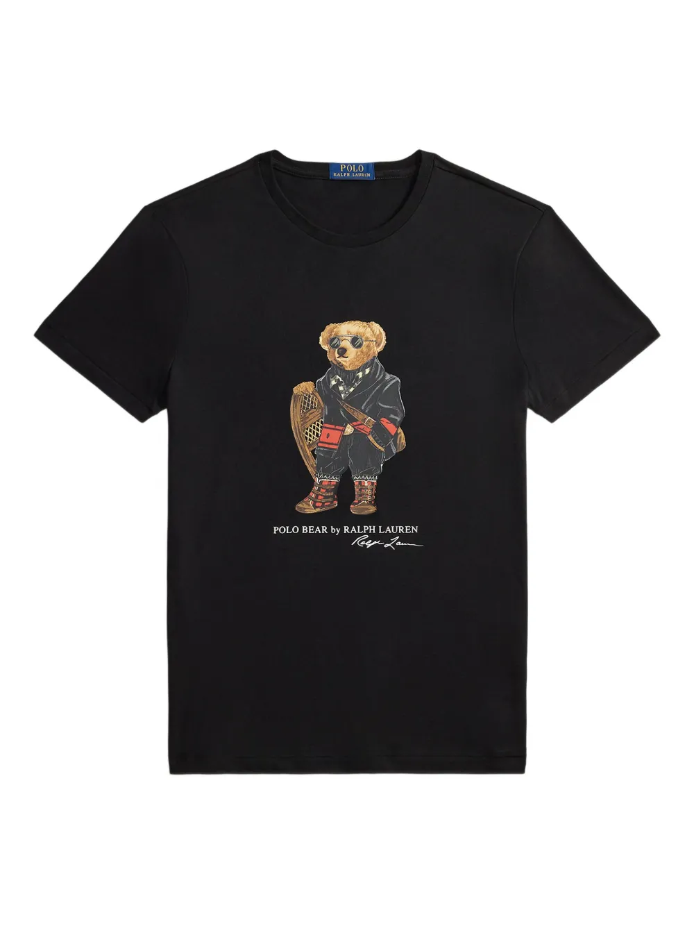 Polo Ralph Lauren bear-print cotton T-shirt | Black | Image 1