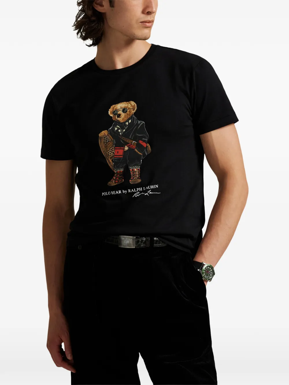 Polo Ralph Lauren Katoenen T-shirt Zwart