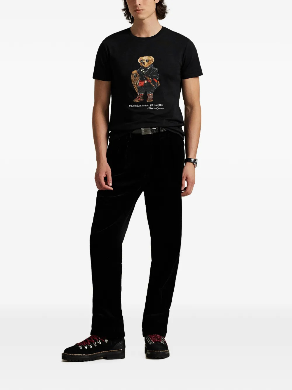 Polo Ralph Lauren Katoenen T-shirt Zwart