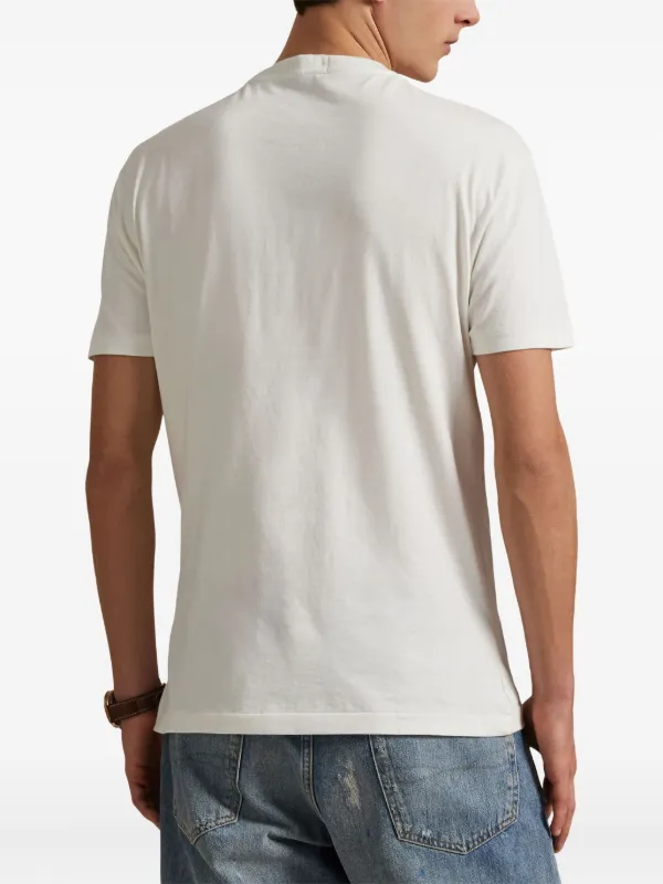 Polo Ralph Lauren ベアモチーフ スリムフィット Tシャツ | ホワイト