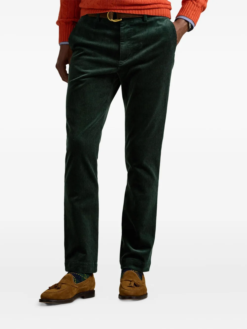 Polo Ralph Lauren Ribfluwelen broek Groen