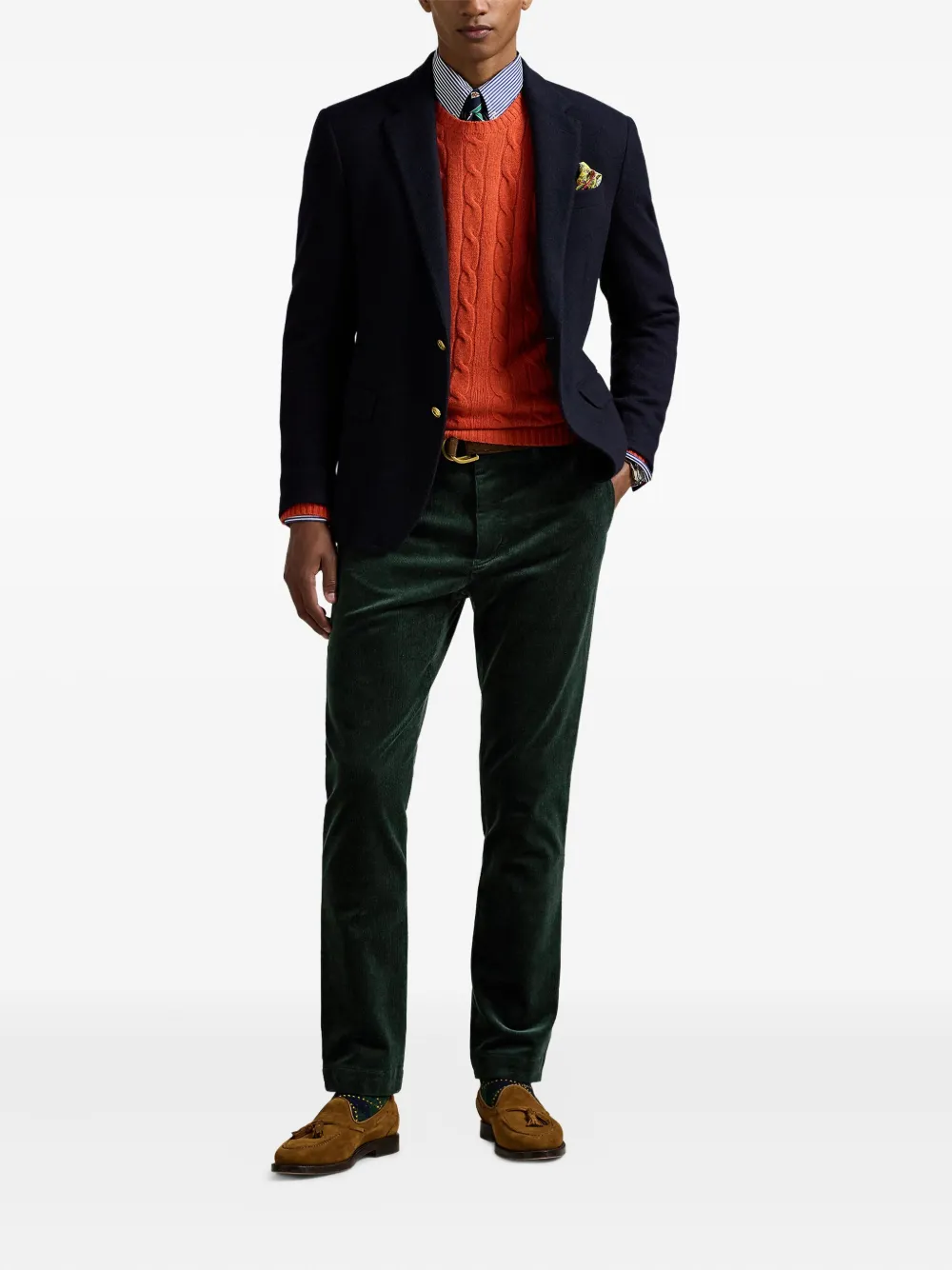Polo Ralph Lauren Ribfluwelen broek Groen