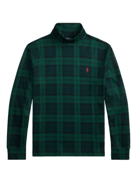 Polo Ralph Lauren plaid turtleneck sweatshirt