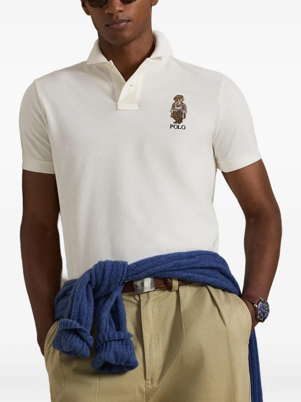 Polo Ralph Lauren Poloshirt met borduurwerk Wit