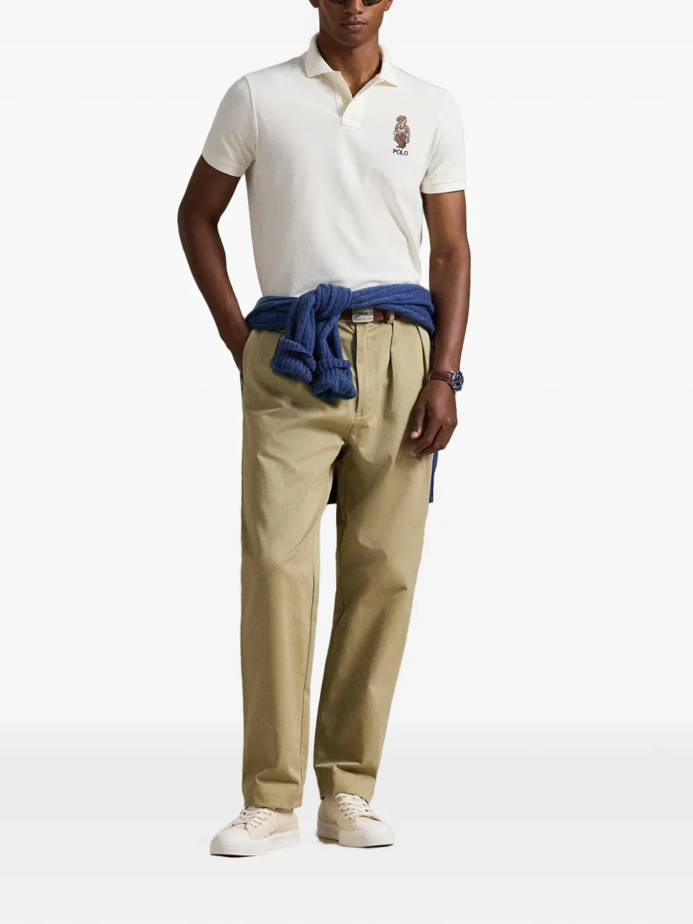 Polo Ralph Lauren Poloshirt met borduurwerk Wit