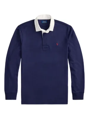 Palace x Ralph Lauren Pieced Rugby Shirt | Red | FARFETCH