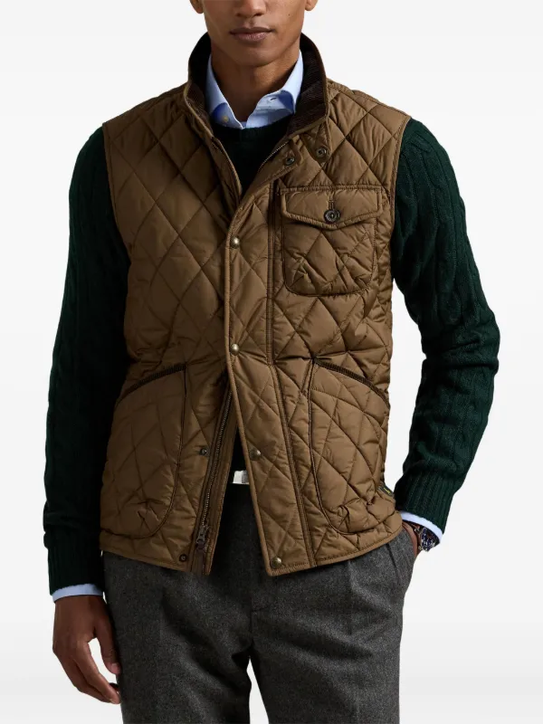Polo Ralph Lauren Quilted Sleeveless Vest | Neutrals | FARFETCH