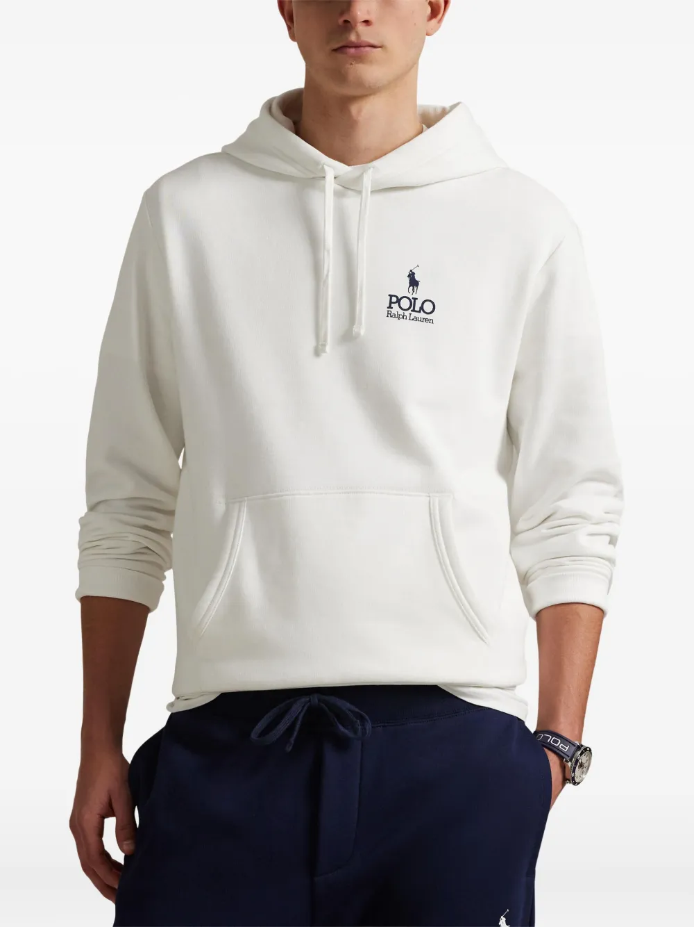 Polo Ralph Lauren Hoodie met geborduurd logo Wit