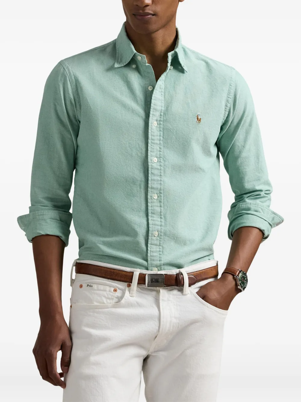 Polo Ralph Lauren Oxford overhemd Groen