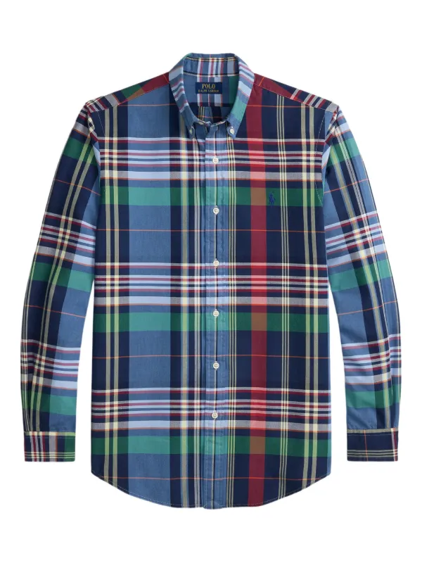 Polo Ralph Lauren plaid-pattern Shirt Blue FARFETCH IN