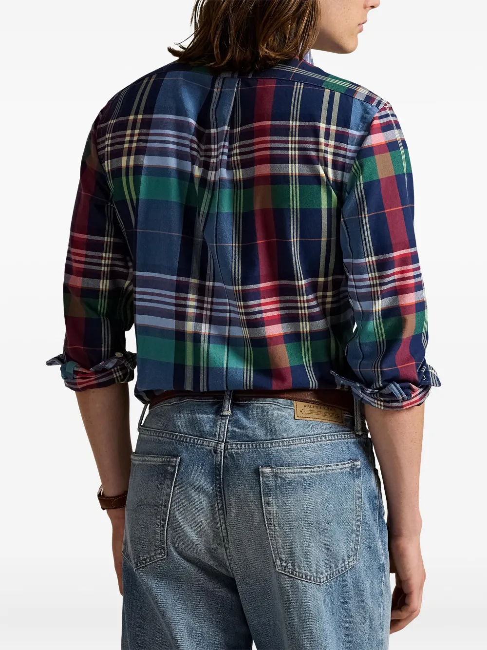 Polo Ralph Lauren plaid-pattern shirt Blauw