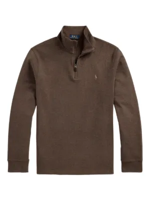 POLO RALPH LAUREN ロングスリーブニット　 ブラウン Polo Ralph Lauren ロングスリーブ ニット ポロシャツ | ブラウン