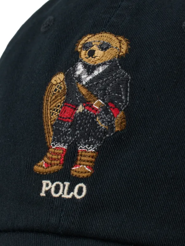 Polo Ralph Lauren Polo Bear-embroidered Baseball Cap | Black