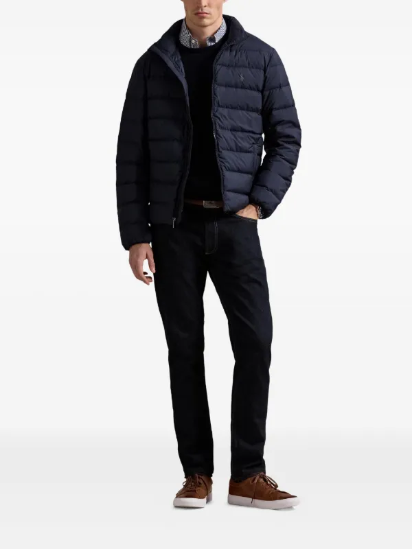 Polo Ralph Lauren Padded zip-up Jacket Blue FARFETCH ID