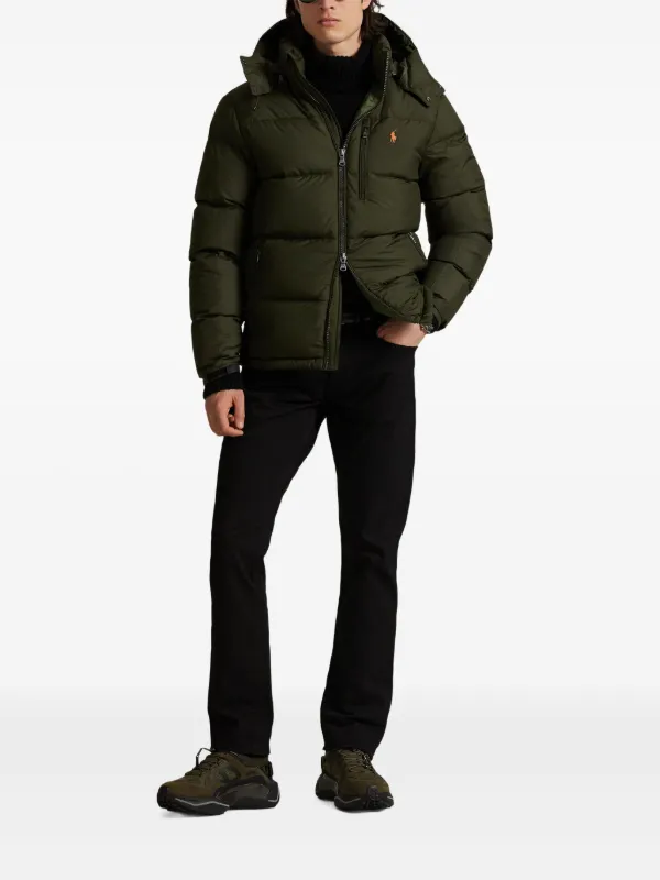 Polo Ralph Lauren Hooded Puffer Jacket | Green | FARFETCH CA