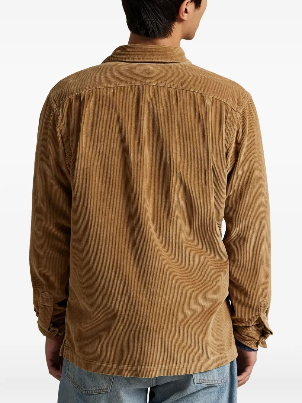 Polo Ralph Lauren Ribfluwelen overhemd Bruin