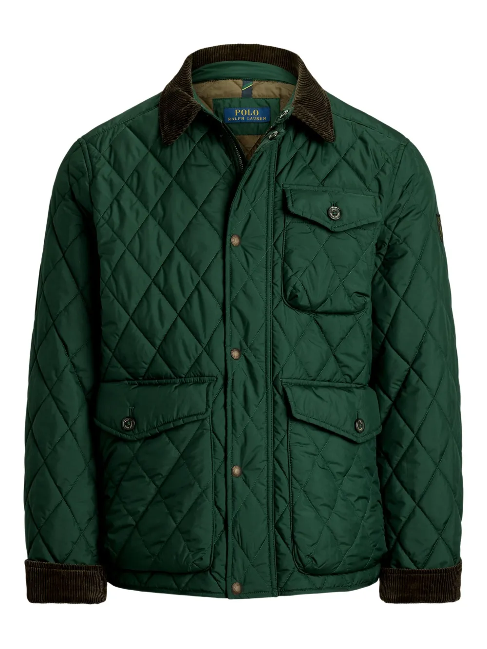 Polo Ralph Lauren The Beaton gewatteerd button-up jack Groen