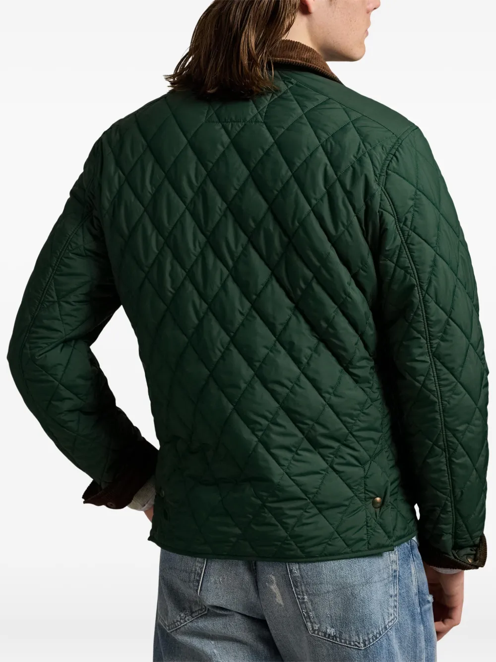 Polo Ralph Lauren The Beaton gewatteerd button-up jack Groen