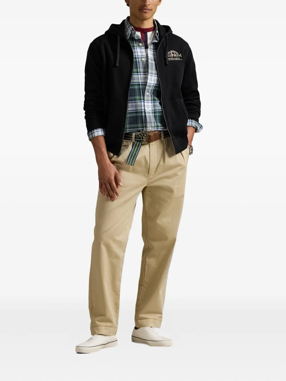 Polo Ralph Lauren Hoodie met geborduurd logo Zwart
