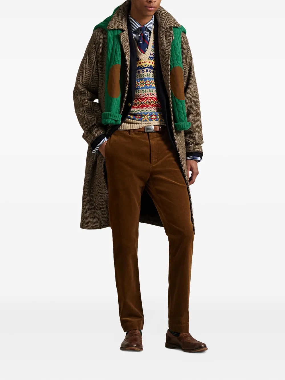 Polo Ralph Lauren Ribfluwelen broek Bruin