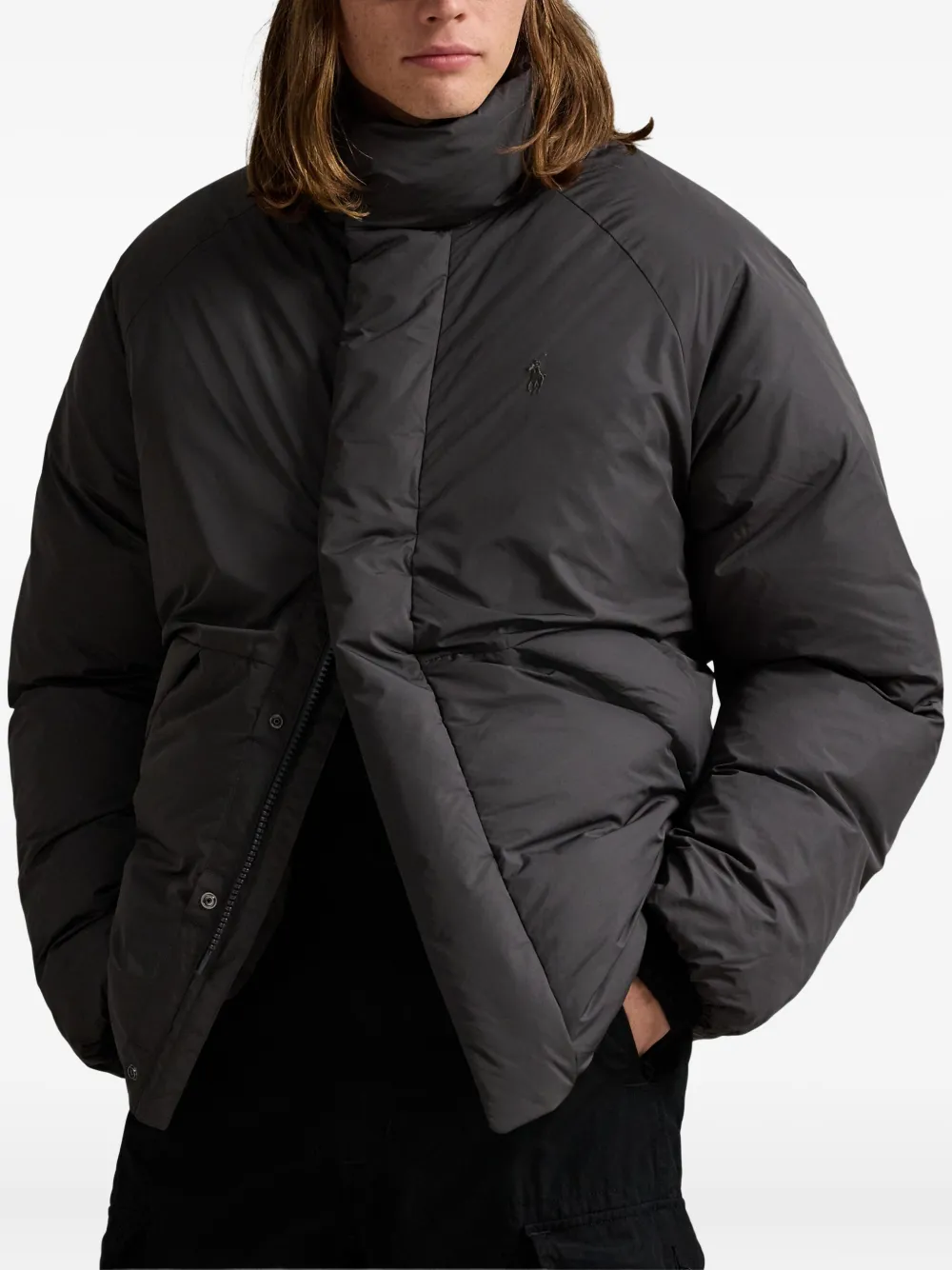 Polo Ralph Lauren Matte-taffeta donsjack Zwart