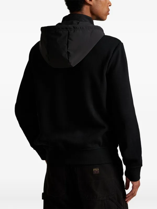 Polo Ralph Lauren キルティング フーデッドジャケット | ブラック