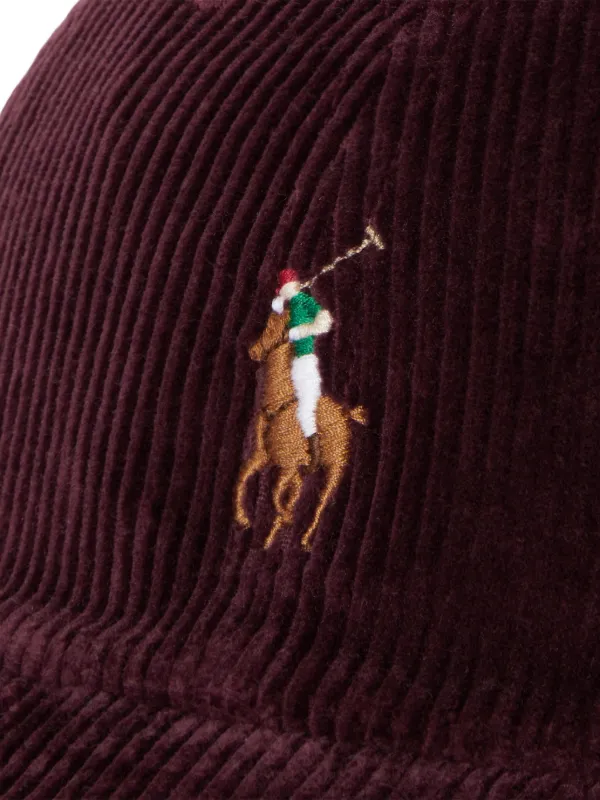 Polo Ralph Lauren Corduroy Baseball Cap | Red | FARFETCH