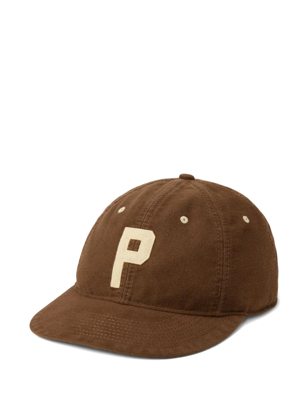 Polo Ralph Lauren P-embroidered baseball cap | Brown | Image 1