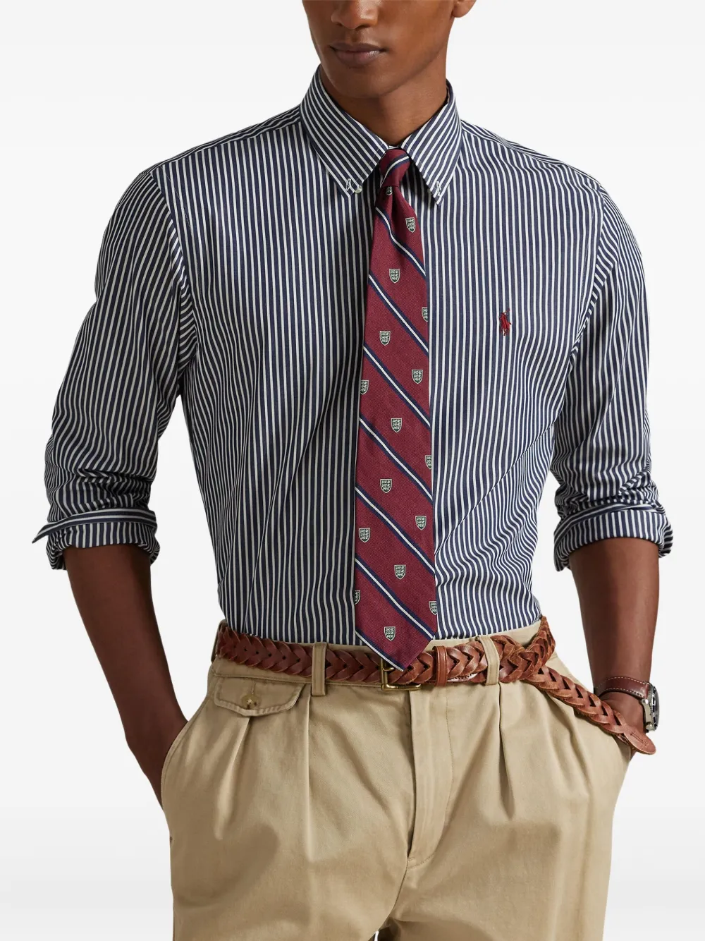 Polo Ralph Lauren Gestreept overhemd Blauw