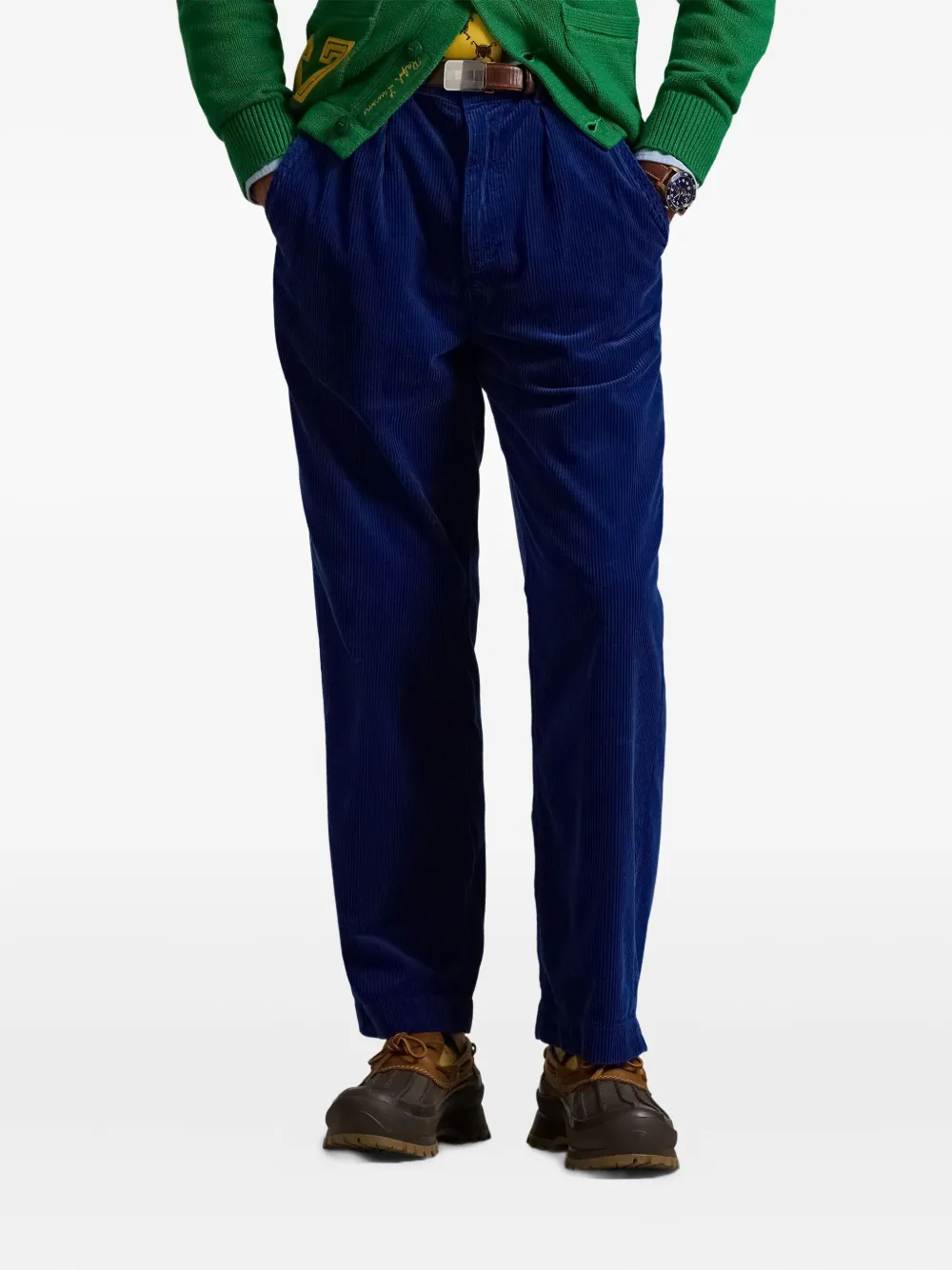 Polo Ralph Lauren Ribfluwelen broek Blauw