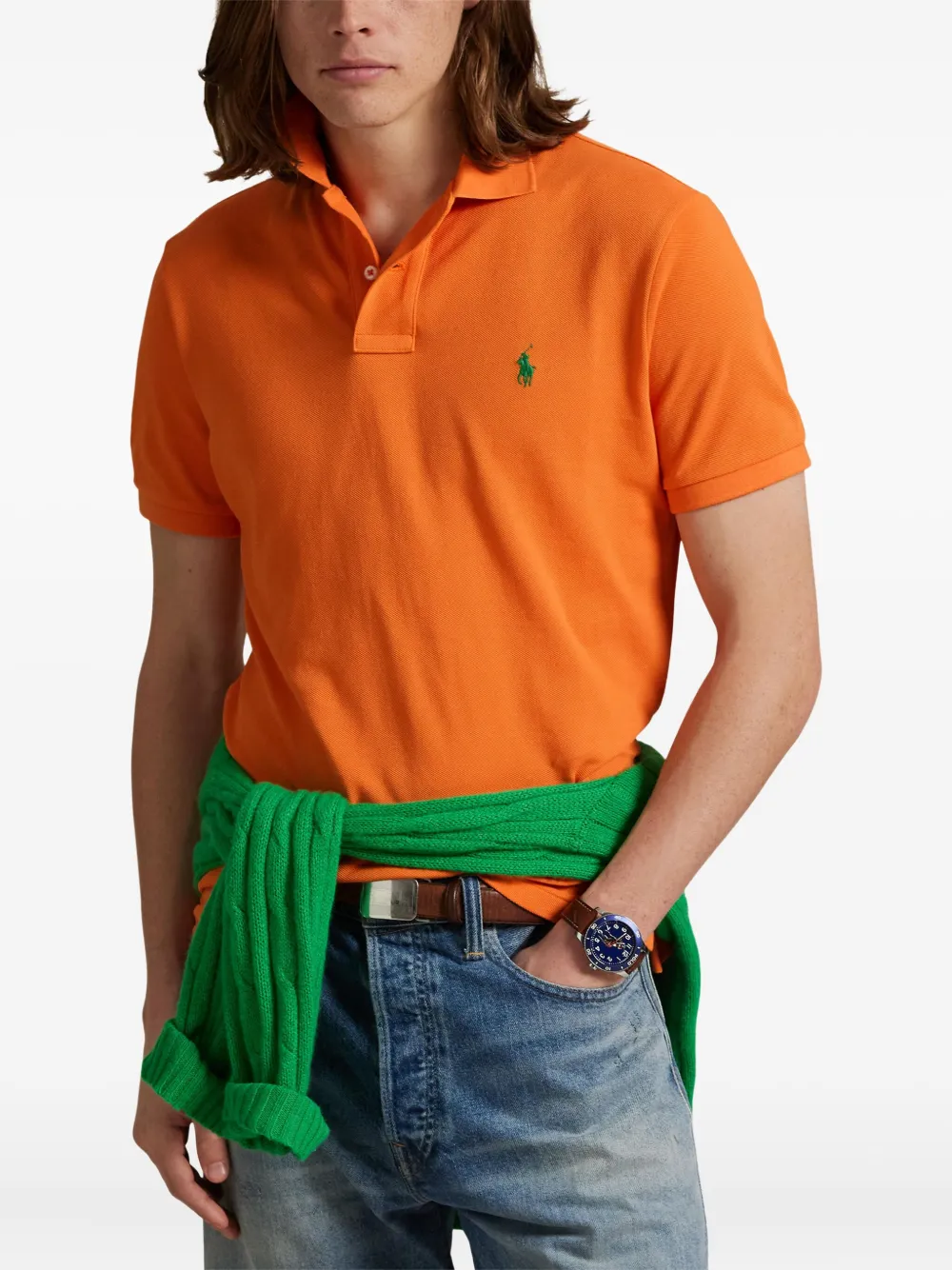 Polo Ralph Lauren Poloshirt met logo Oranje