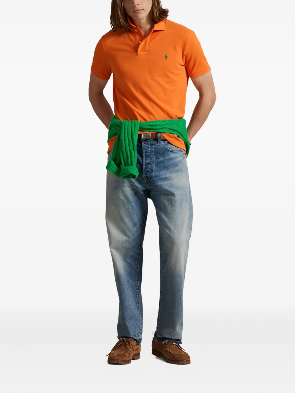 Polo Ralph Lauren Poloshirt met logo Oranje