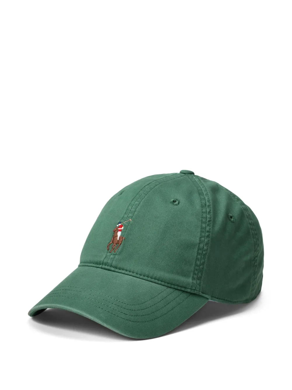 Polo Ralph Lauren Polo Pony-embroidered baseball cap Groen