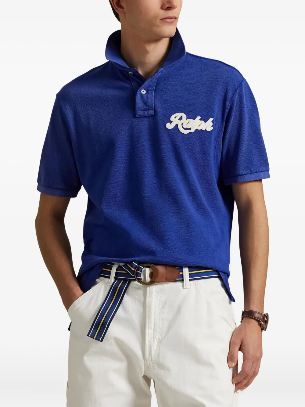 Polo Ralph Lauren Poloshirt met logopatch Blauw