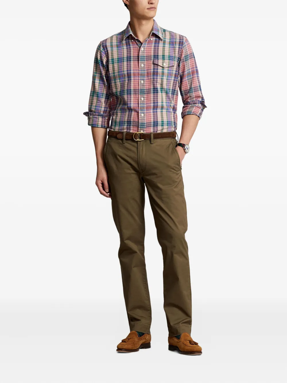Polo Ralph Lauren Katoenen broek Groen
