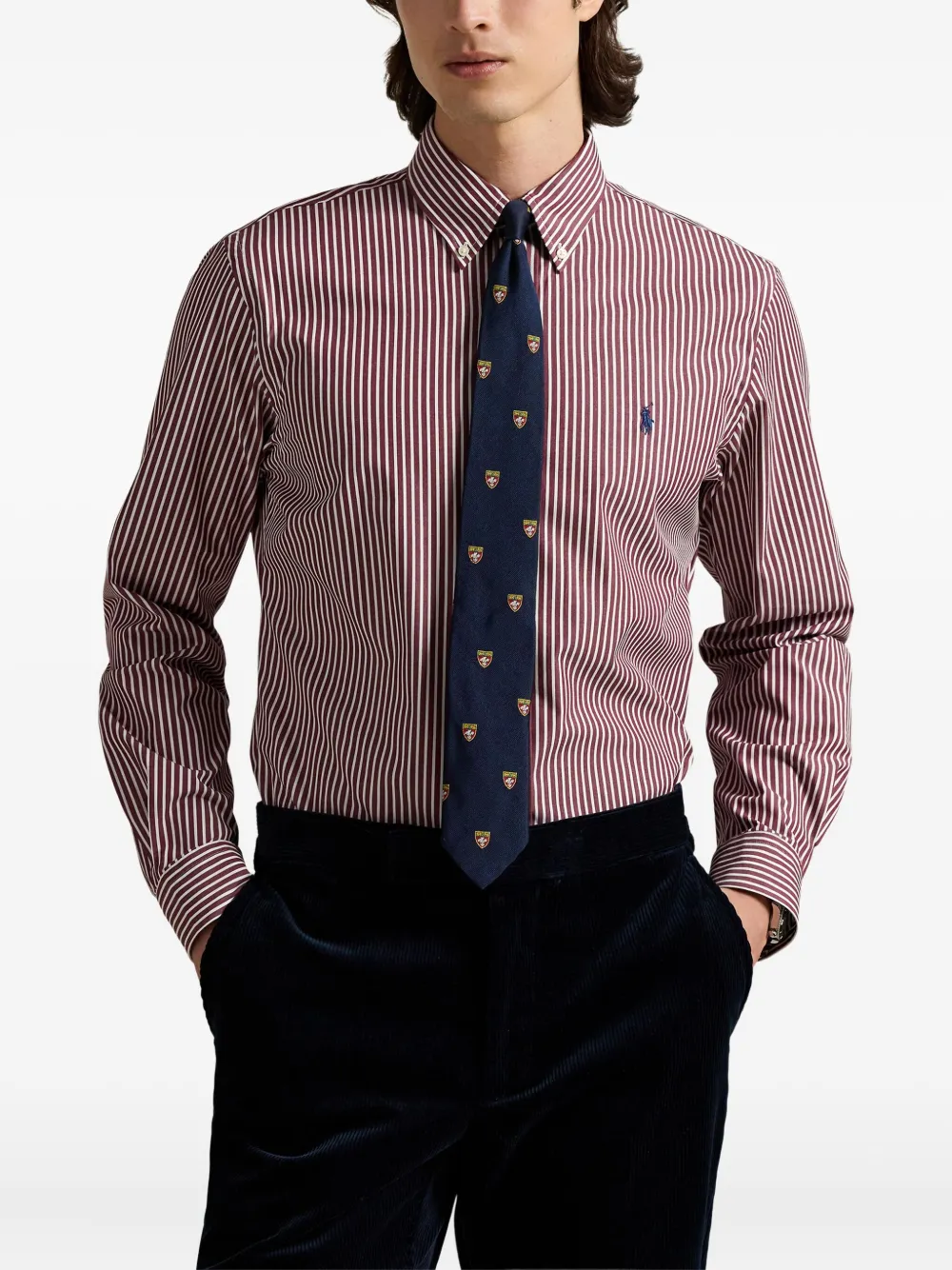 Polo Ralph Lauren Gestreept overhemd Rood