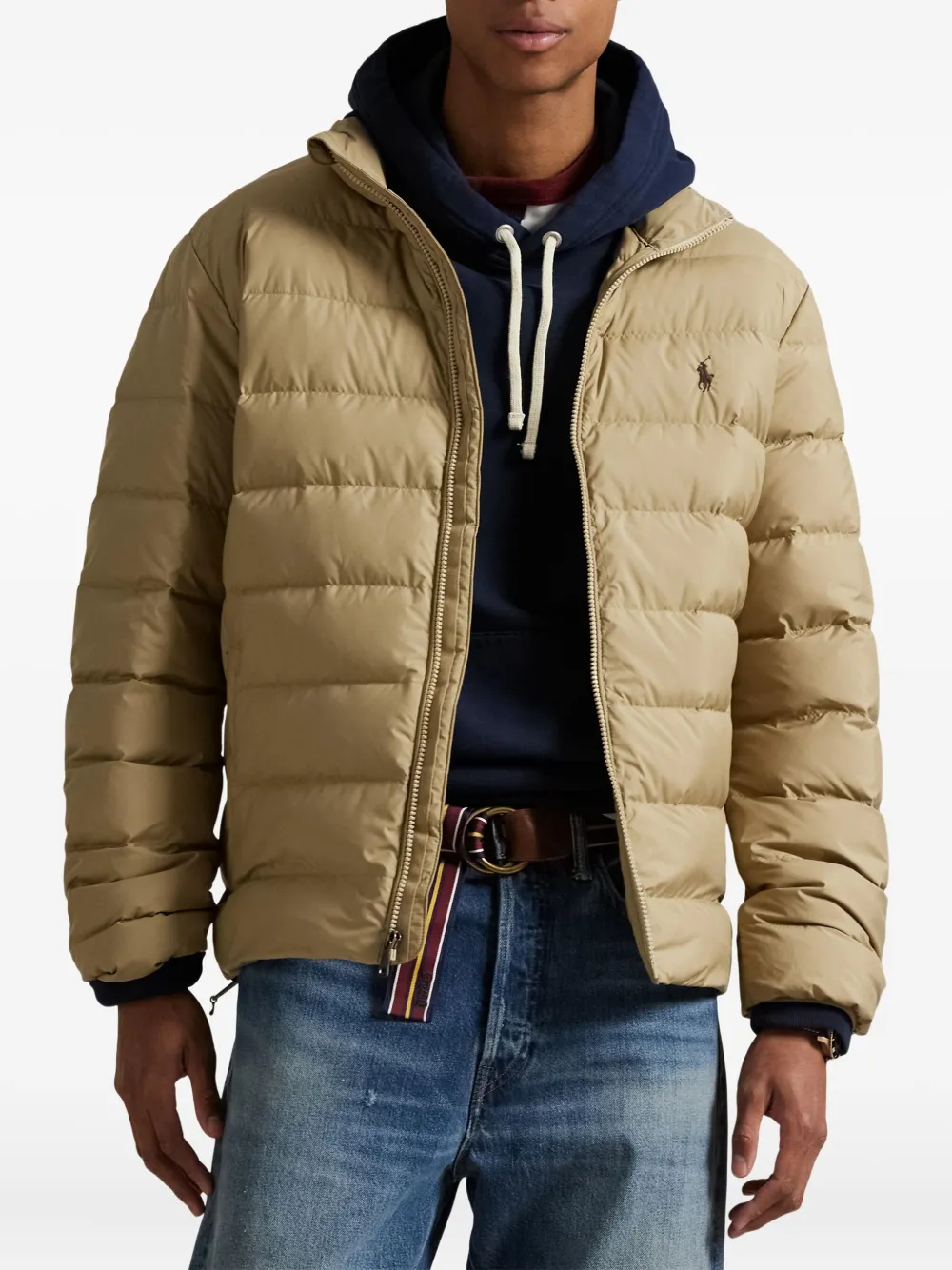 Polo Ralph Lauren Matte gewatteerd jack Beige
