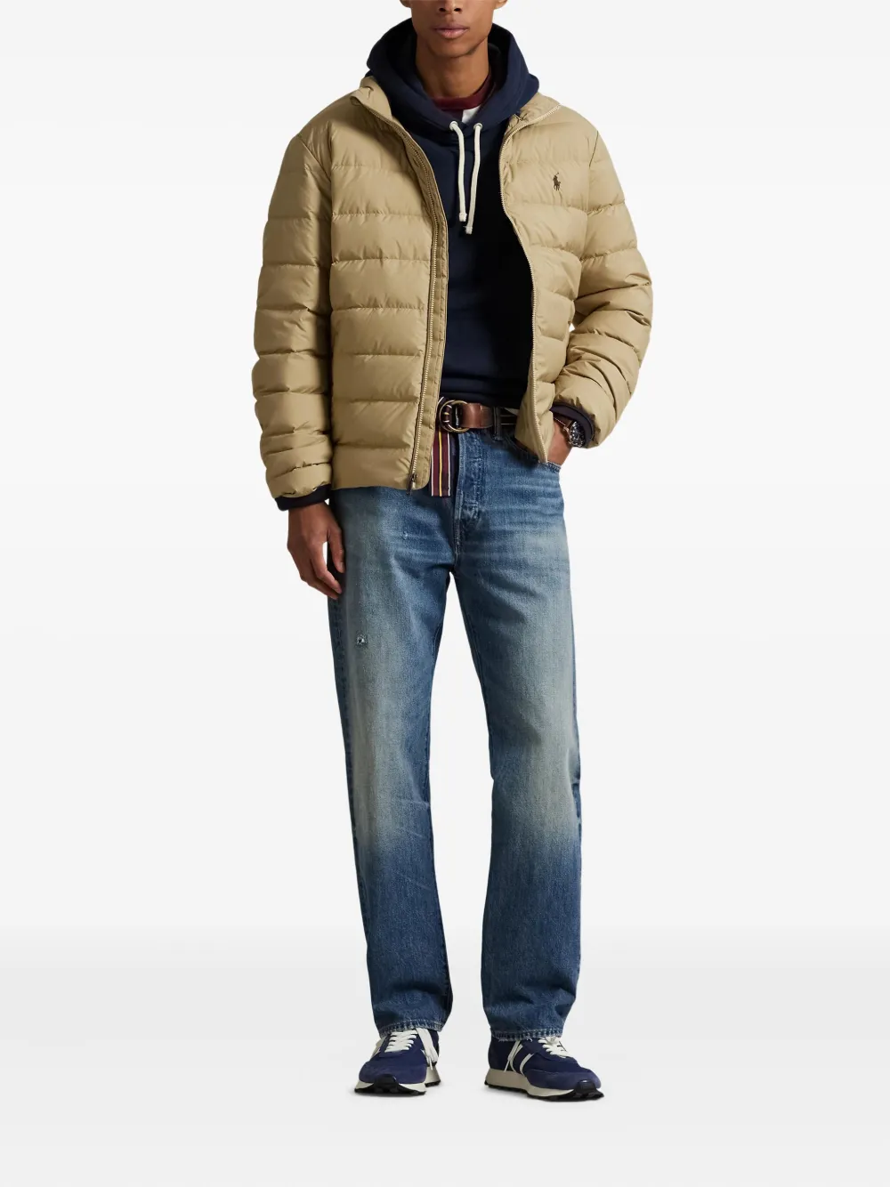 Polo Ralph Lauren Matte gewatteerd jack Beige