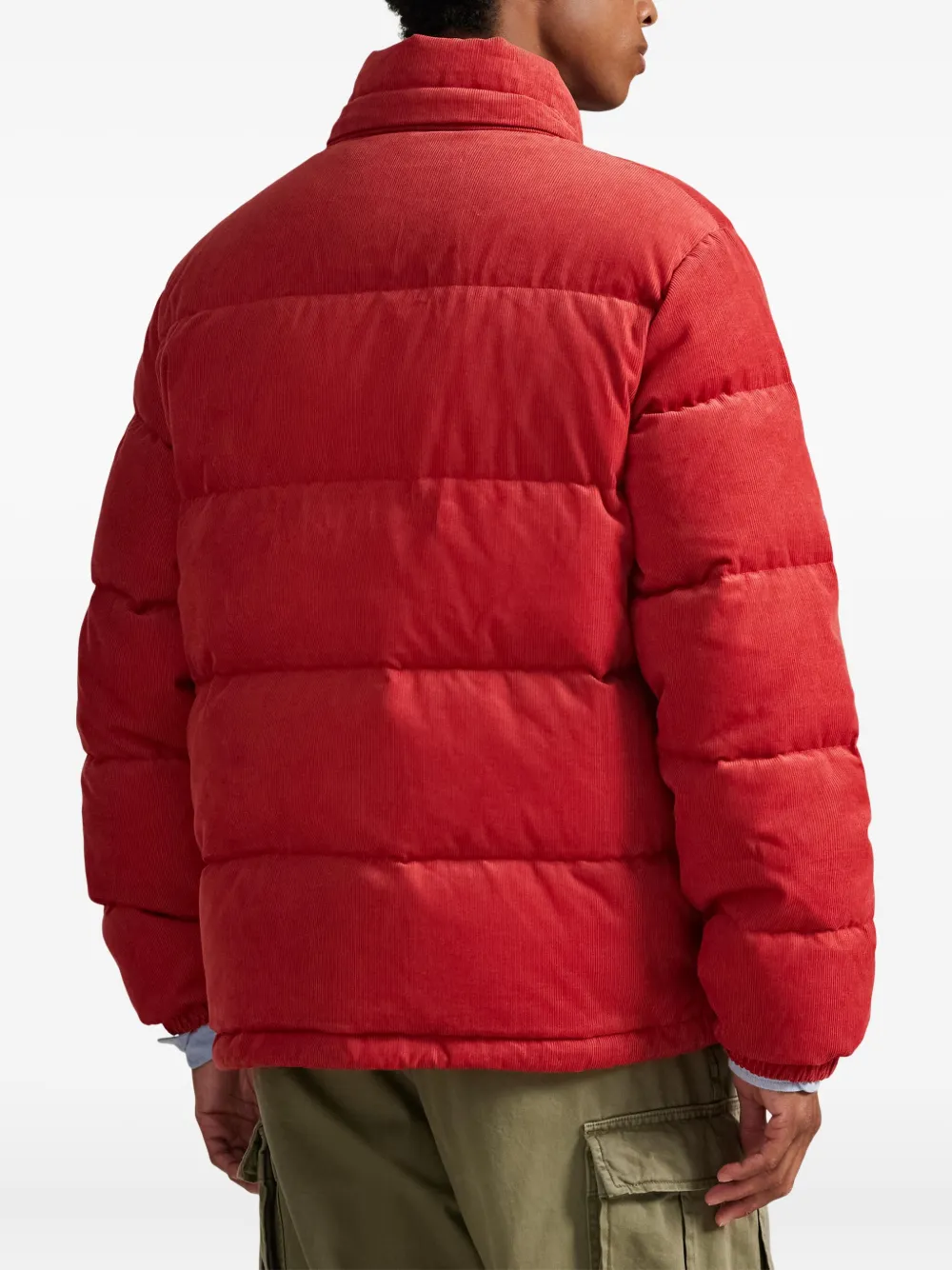 Polo Ralph Lauren Gewatteerd ribfluweel jack Rood