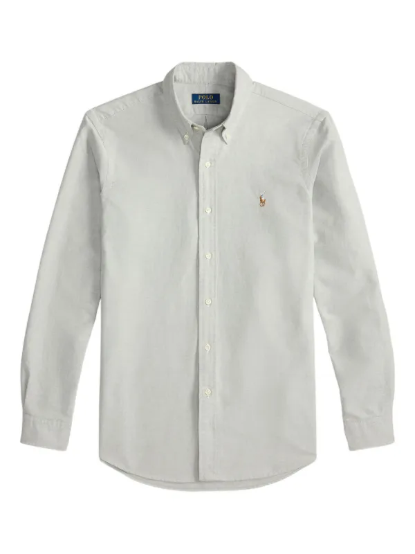 Polo Ralph Lauren long-sleeved Shirt Grey FARFETCH JO