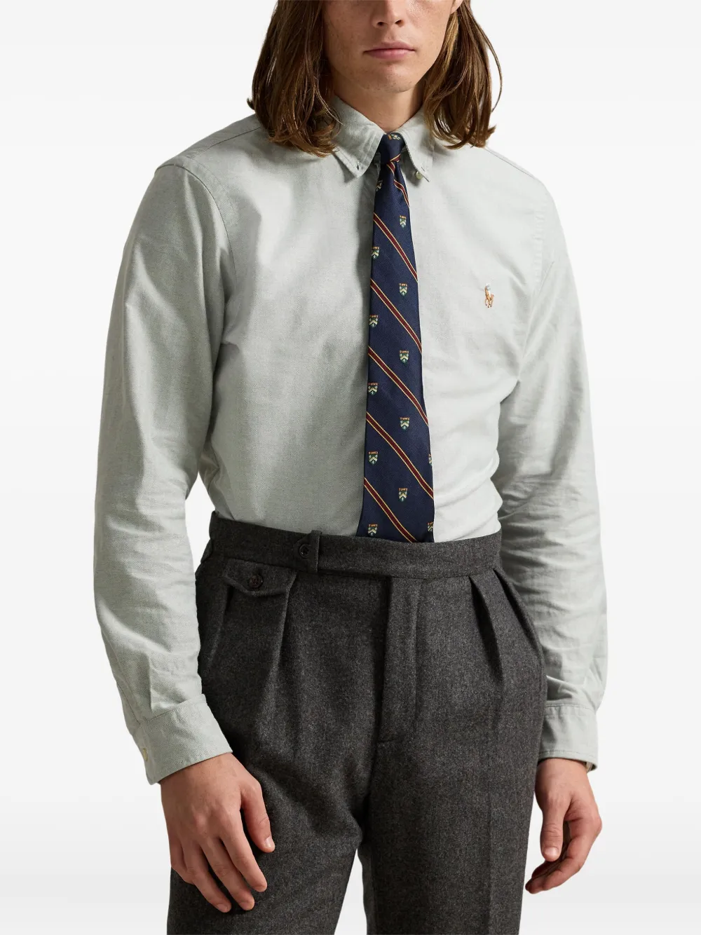 Polo Ralph Lauren Overhemd met lange mouwen Grijs