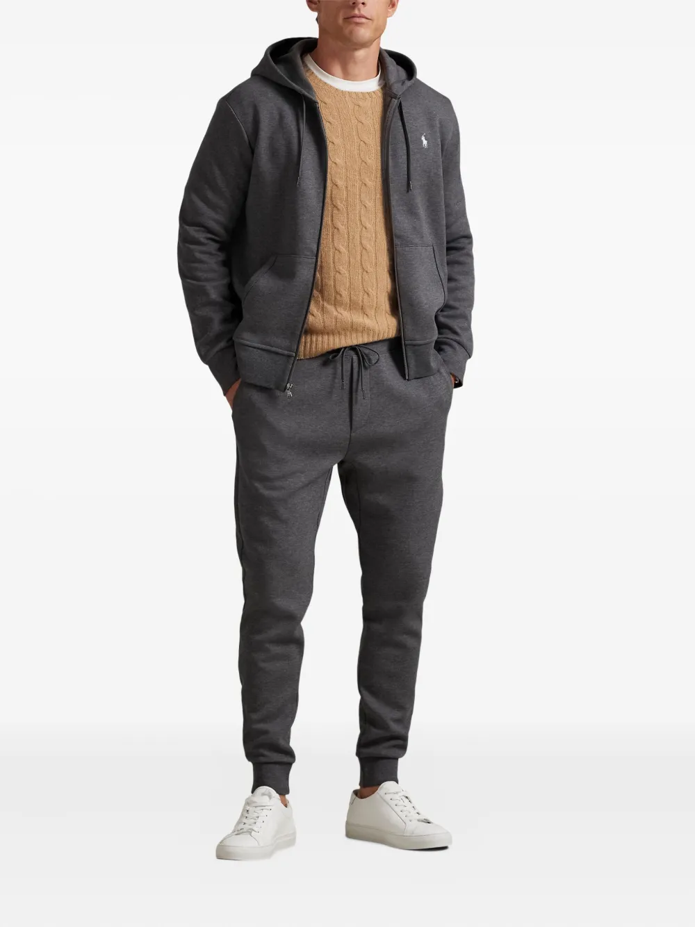 Polo Ralph Lauren Hoodie met rits Grijs